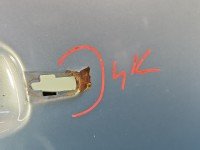 Drzwi tył prawe Opel Corsa D HB 5d błękitny Z21C