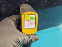 Drzwi tył prawe Ford Fusion HB 5d granatowy JU2