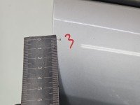 Drzwi przód prawe Mercedes ML W164 5d srebrny C775