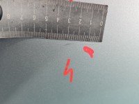 Drzwi tył prawe Toyota Aygo II 14-22 HB 5d srebrny 1E7/FB21
