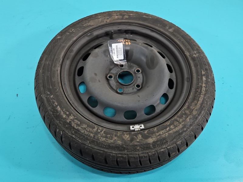Koło zapasowe 16" dojazdowe dojazdówka Audi A4 B7 Rozstaw śrub: 5x112, Continental, AUA1524249, et42 205/55 R16 CONTINENTAL...