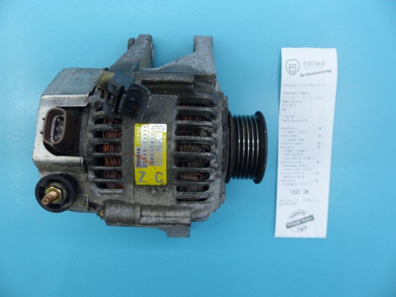 TEST Alternator Toyota Corolla E12 27060-22030, 102211-1910 1.4 vvti