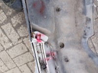 Zderzak tył Kia Sportage III 10-15 biały WD HB