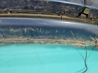 Zderzak przód przedni Bmw e46 niebieski TOPASBLAU METALLIC (364)