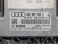 Komputer Sterownik silnika 4G0907589C, 0281019739 AUDI A6 C7 3.0 TDI