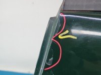Drzwi tył lewe Opel Astra II G kombi 5d zielony