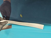 Drzwi tył lewe Bmw f10 f11 sedan 4d A89 Imperialblau Brillanteffekt Metallic