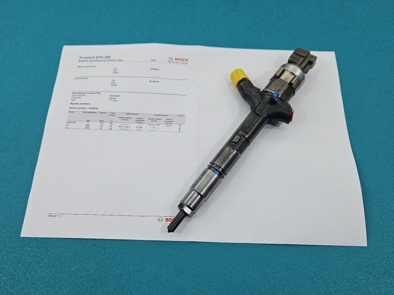 TESTOWANY Wtryskiwacz Toyota Corolla E12 23670-27020 2.0 D4D TESTOWANY Wtryskiwacz Toyota Corolla E12 23670-27020 2.0 D4D