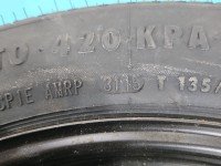 Koło zapasowe 18" dojazdowe dojazdówka Peugeot 508 I Rozstaw śrub: 5x108, Continental, 135/80 R18 et32 CONTINENTAL