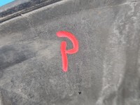 Osłona ZAŚLEPKA PLASTIK NAKŁADKA ZDERZAKA Fiat 500X 735597093
