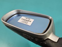 Lusterko lewe Audi A4 B5 przebarwienia na szkle, malowane, 5pin SREBRNY Ly7m europa