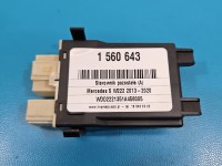 Sterownik moduł Europejska, GRZANIA FOTELA LP Mercedes W222 A2229009910