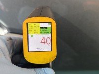 Drzwi przód prawe Mitsubishi Outlander II 5d błękitny A86A