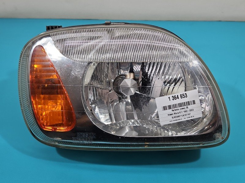 Reflektor prawy lampa przód Nissan Micra K11 EUROPA