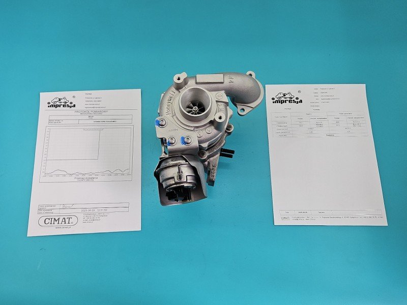 Turbosprężarka Regenerowana Ford Focus Mk3 819872-1, TBS08849F, 9804119380 1.5 tdci 120KM