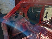 Błotnik tył lewy Seat Ibiza V KJ 6F ćwiartka czerwony LS3H
