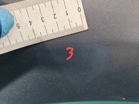 Błotnik przód prawy Renault Megane III niebieski TERNR - BLUE