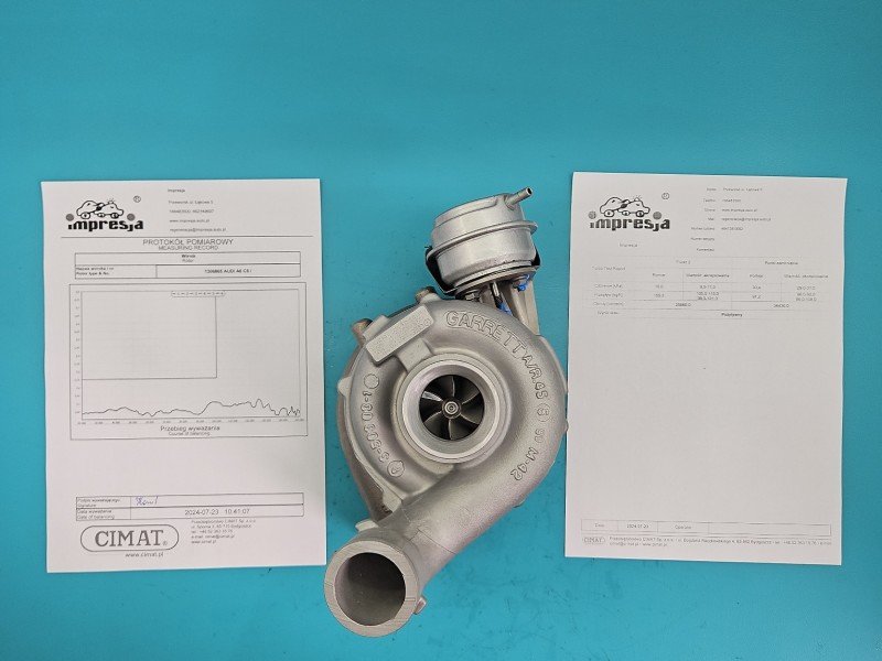 Turbosprężarka Regenerowana Audi A6 C5 454135-2, 059145701C, CC101214I 2.5 tdi 150KM