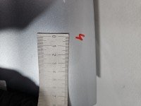 Błotnik przód prawy Mercedes CLS C219 W219 srebrny 775U IRIDIUM SILVER - METALLIC FINISH C775