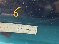 Drzwi tył prawe Ford Fusion HB 5d granatowy JU2