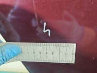 Drzwi tył prawe Audi A6 C5 sedan 4d bordowy