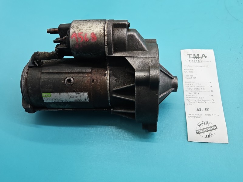 TEST Rozrusznik Peugeot 407 2.0 hdi D8R27, 9646972280