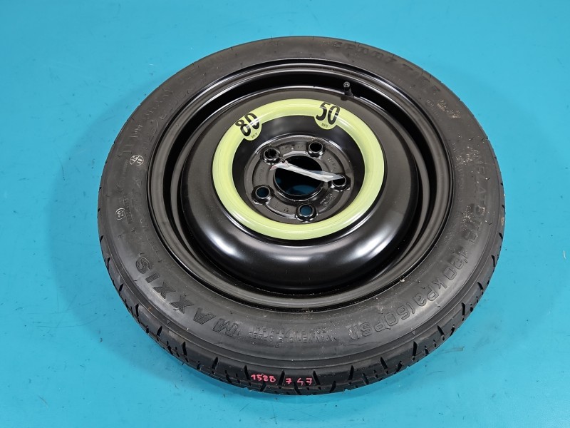 Koło zapasowe 15" dojazdowe dojazdówka Hyundai I30 III 16- 5x114.3, Maxxis, 125 mm, Profil opony: 80, Kod producenta: I30-3,...