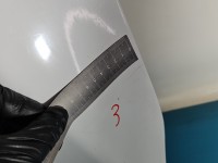 Maska przednia Renault Megane III biały DV369