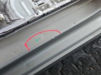 Próg prawy SŁUPEK ŚRODKOWY B Vw Golf Sportsvan HB 5d Lb7w