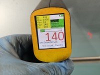 DRZWI PRZÓD LEWE KIEROWCY Peugeot 207 2d srebrny