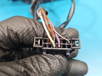 Lusterko lewe pin Vw Passat B5 kombi 5d kolor LC5F niebieskoszary europa