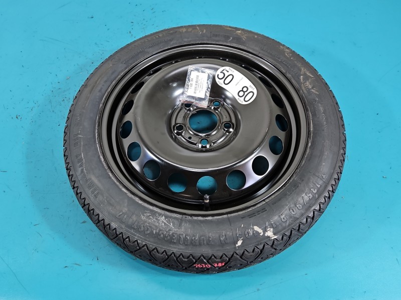 Koło zapasowe 17" dojazdowe dojazdówka Renault Talisman 5x114.3, Continental, Szerokość opony: 80 mm, IMPRK1630784,...