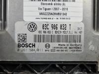 Komputer Sterownik silnika 03C906032T, 0261S04011 Vw Tiguan I 07- 1.4 TSI
