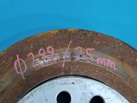 Tarcze hamulcowe przód klocki Vw Jetta V 2.0 tdi (Bkd) Volkswagen, 288/25 średnica 288mm, grubość 25mm,plus klocki