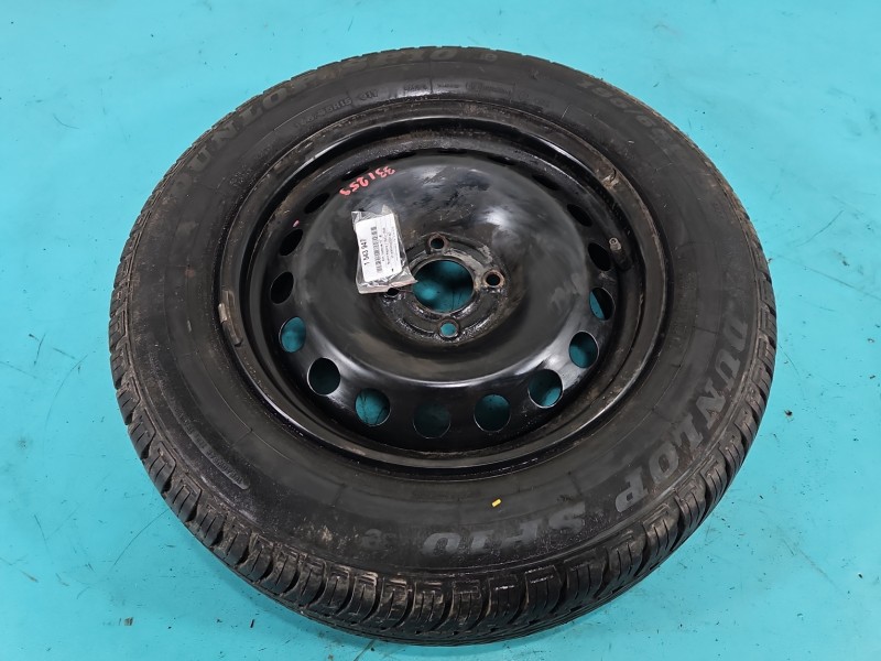 Koło zapasowe 15" dojazdowe dojazdówka Renault Megane II Rozstaw śrub: 4x100, Dunlop, IMPRK1543947, R15 4X108 ET45 195/65...
