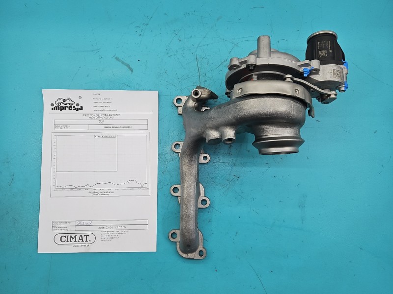 Turbosprężarka Regenerowana Renault Express 16359700069, 16359880069, ZH70143047 00349 1.5 dci 95KM