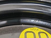 Koło zapasowe 16" dojazdowe dojazdówka Toyota Yaris III Rozstaw śrub: 4x100, Dunlop, 125 mm, Profil opony: 70, 125/70/R16...