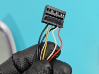 Lusterko lewe AUDI A4 B8 Rysy. Regulowane elektrycznie, składane ręcznie. 6pin SREBRNY LX7W europa