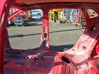 Próg prawy SŁUPEK ŚRODKOWY B Seat Ibiza V KJ 6F HB 5d czerwony LS3H