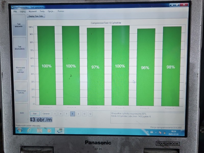 Silnik 642940 Mercedes ML W164 3.0 cdi 224KM ODPALANY FILM POMIAR