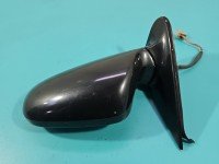 Lusterko lewe pin Honda Civic VI HB czarny 5d europa