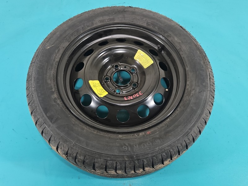 Koło zapasowe 16" dojazdowe dojazdówka Peugeot 508 I Rozstaw śrub: 5x108, Michelin, PE51530929, ET 47 215/60 MICHELIN 2014R, 7J