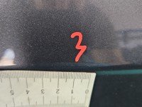Drzwi tył prawe Mercedes W212 kombi 5d grafitowy 755