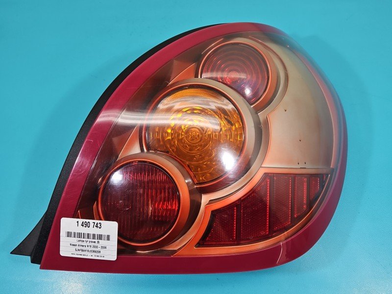 Lampa tył prawa Nissan Almera N16 HB Lampa tył prawa Nissan Almera N16 HB