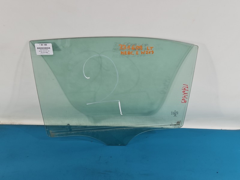 Szyba drzwi tył lewa Mercedes W213 sedan