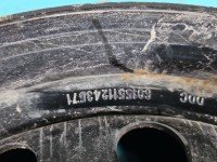 Felga stalowa 15" Skoda Octavia II R15 5X112 ET43 6J, korozja od wewnątrz