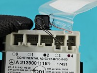 Sterownik moduł Europejska, DRZWI PRZÓD PRAWY Mercedes W213 A2139001118