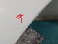 Błotnik przód lewy Dacia Logan II 12-20 biały OV369