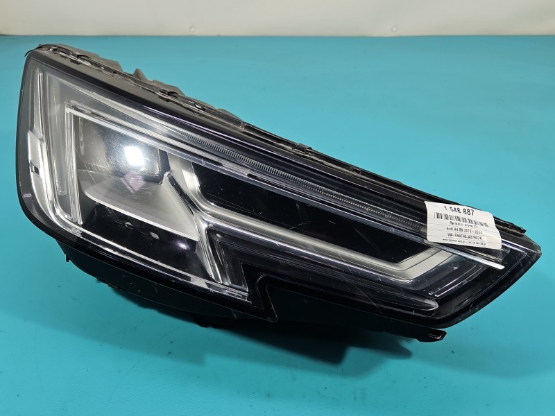 Reflektor prawy lampa przód Audi A4 B9 EUROPA