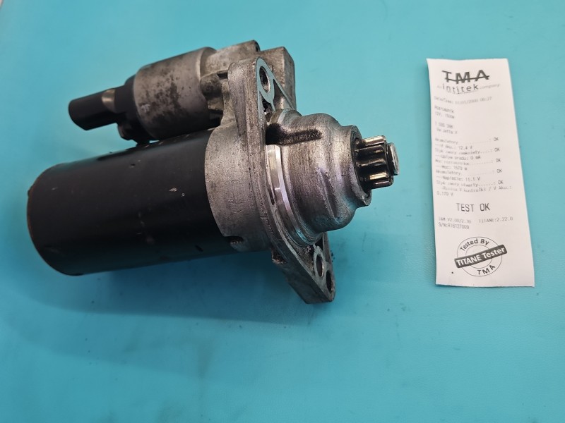 TEST Rozrusznik Vw Jetta V 1.9 tdi 0001123012, 02Z911023F